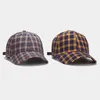 Fashion Plaid Baseball Caps Mężczyźni Kobiety Streetwear Snapback Hip Hop Kapelusz Trucker Plaid Baseball Czapki Party Kapelusze