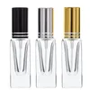 4ml 8ml Mini bottiglia di profumo ricaricabile con spruzzatore a pompa Profumo di vetro spesso Contenitori cosmetici vuoti Bottiglia di atomizzatore spray per viaggi