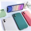 Casos de telefone completo de silicone líquido mais novo tampa para iphone 13 12 mini 11 pro máx x xs xr 8 7 mais caso de celular tpu macio