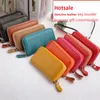 Car keys holders packages Genuine leather key wallets waist hanged wholesale custom men multi-function key card package