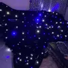 Party Decoration LED Star Curtain Fireproof Cloth Set For Nightclub Stage Wedding Backdrops Centerpieces Supplies Size Customization