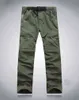 Mannen Militaire Lading Broek Heren Lente Zomer Waterdicht Sneldrogend Ademend Broek Mannelijke Leger Tactische Joggers Afneembare Broek H1223