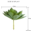 2021 Yeni 1 ADET Yapay Bitkiler Sahte Etli Lotus Çiçek Ofis Bahçe Dekor Için DIY Succulents Bitki Ev Dekorasyon