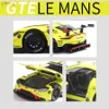 132 Veicoli in lega Aston Martin Vantage Gte Le Mans Diecast Metal Toy Model tiro Back Sound Light Racing Car LJ2009309602886