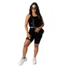 Womens sportswear tracksuit sleeveless outfits 2 piece set tank top + shorts sport suit new hot selling summer women clothes klw5862