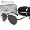 Mercedes Benz039S Новые поляризационные хип -хоп пилоты солнцезащитные очки Men039s Модные водительские очки3308237