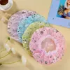 샤워 캡 목욕 모자 이중 레이어 레이스 4colors 두껍게 탄성 방수 욕실 제품 목욕 캡 어린이 용품 H Jllchs