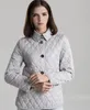 핫 클래식! 여성 짧은 스타일 재킷 / 패션 잉글랜드 얇은 면화 패딩 자켓 / 최고 품질의 영국 디자인 여성용 코트 M-XXXL