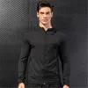 Running Jerseys Basketball Training Sport Långärmad T-shirts Utomhusskjorta Mens Fitness Compression T-shirt Män Kläder1