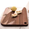 Black Walnut Whole Wood Kitchen Cutting Board Solid Wood Rootstock Lacquerless Fruit Chopping board Kitchen cut kitchen stuff T200323