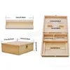 Set di scatole di immagazzinaggio del tabacco Tabacchi Scatole di legno a base di erbe Portasigarette Accessori per fumatori Gioielli Custodia per cosmetici BH5900 WLY