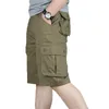 Summer Casual Pocket Cargo Shorts Hip Hop Men Joggers Overall Military Short Trousers Plus size 46 Sweatpants Y200403