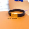 Schmuck Armbänder aus Edelstahllegierung Armreifen Pulseiras Edelstahl-Lederarmbänder für Männer Frauen Geschenk mit Box rt11a208B