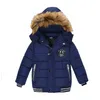 Chaqueta de invierno de alta calidad para niño y niño Parka Big Girl Thicking Warm Coat 2 3 4 5 6 Year Light Hooded Outerwears LJ201128