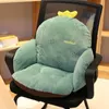 Lanke Cartoon Chair Cushion Lumbal Back Support Thicken Seat Pad Pad Pudow For Beach Home Office Car Button Y200103