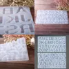 Silicone Molds Key Chain DIY Mirror Surface Moulds Number Alphabet Letter Jewelry Making Tools Pendant Mold New Arrival 10yx G2