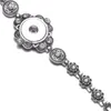 2020 New Flower Rhinestone Charms Bracelet Snap Bracelet 18-20mm Fit 18mm Snap Button For DIY Snaps Jewelry SZ04751