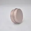 10g 15g 30g Tom Mini Rose Gold Aluminium Cream Jar Pot Nail Art Makeup Lip Glans Tom Kosmetiska Metallburkar Containrar WB3207