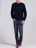 Męskie Swetry Męskie Projektanci Mężczyzna Kaszmirowy Zima Jesień O-Neck Długi Rękaw Swetry Miękkie Ciepłe Knitwear Plus Size S-XXXL