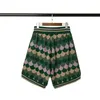 Peacock Same Feather Men's and Women's Knitted Sports 5-point Shorts