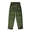 SauceZhan P37 British Army OG107 Utility Fatigue Classic Military Olive Sateen Baker Pants&Capris Cargo pants 201109