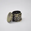 Herb Grinder with 4 layers golden colors 59mm Aluminum alloy grinder Crusher Smasher tobacco herb grinders smoking accessories9185248