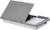 Ergo Pro Lap Desk avec 20 angles réglables, tapis de souris et support de téléphone - Gris - Convient aux ordinateurs portables jusqu'à 15,6 pouces et à la plupart des tablettes