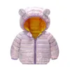 2020 autumn winter Golden girl kids warm hooded jacket baby clothes newborn boys jackets LJ201125