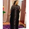 MD taille libre lâche Caftan Abayas noir Abaya dubaï turquie musulman Hijab robe Djellaba femme marocaine Boubou arabe robes de soirée1