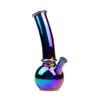 8 Inch Electroplate Glass Bong Dab Rig Hookah Tobacco Water Pipe Oil Rigs Showerhead Perc Percolator Smoking Pipes Beaker Bongs 14mm Bowl Downstem