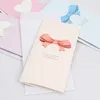 Cartões criativos Awing Bow Wings Handmade cartão de convite pequeno cartão decorativo para casamento de festa de banquete