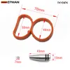 EPMAN Intake Swirl Flap Delete Lege Plug Bung Metal met Spruitstuk Pakkingen Removal Reparatie Kit voor BMW N47 TKYD87K