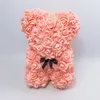 10pcs New Valentine 's Day Gift Pe Rose Bear 장난감으로 채워진 사랑으로 낭만적 인 테디 베어 인형 귀여운 여자 친구 선물 25cm