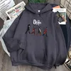 Мультипликационный персонаж Деньппс Print Man Hoodie Harajuku с длинным рукавом свободные с капюшоном с капюшоном с капюшоном мужская мода мультфильмы толстовка толстовка H1227