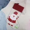 Kerst Linnen Kous Kerstman Kerstboom Hangende Sokken Kerst Kindergeschenken Opbergzakken Kerstboom Hanger Geschenktasje Groothandel
