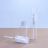 Vendita di fabbrica Cancella 2ml 3ml Bottiglie di campioni di profumo di 5ml 5ml, bottiglia di spruzzo riavvolgente vuoto con coperchi bianchi