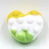 Squeeze Heart Balls Tie Dye Tush Bubble Per Toys Stress Ball Ball Day Dise Gift