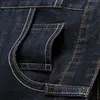 Hiver homme jeans affaires décontracté Denim pantalon hommes bleu droit jean stretch pantalon grande taille 2935 38 40 42 44 201111