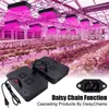 600W 60 * 10W quadrado espectro completo crescer luzes 3030 lâmpada de planta de corredor único controle material premium crescente iluminação blac