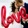 108CM Large Love Letter Foil Balloon Anniversary Wedding Valentines Day Birthday Party Decoration Photo Props JK2101XB