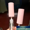Bouteille rechargeable de brillant à lèvres de maquillage de 3 ml avec des bouchons en plastique Tube de brillant à lèvres cosmétique avec des bouteilles de brosse d'huile de lèvre de chapeau rose