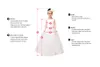 2020 or Glitz robe de bal princesse petites filles Pageant robes Fuchsia petit bébé Camo robes de demoiselle d'honneur avec des perles