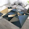 Living Room Carpet Bedroom rugs Bedside Blanket Nordic Minimalist Geometry Crystal Velvet Printed Mat Decoration Rug carpets