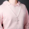 Collier avec pendentif croix de perles Hip Hop, chaîne de 30 pouces, meilleur cadeau pour femmes, offre spéciale