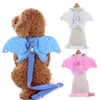 Mignon Pet Harnais Laisses Angel Wing Princesse Chiot Perle Réglable Conduits Pour Petits Moyens Grands Chiens