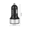 Multi-function Car Charger For IPhone Xiaomi Huawei Dual USB QC 3.0 Adapter Portable USB Charging Auto Product Car Accessories