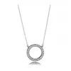 100% 925 sterling zilveren kettingen voor vrouwen pan model charm ketting hanger vrouwelijk hart Valentijnsdag hartvormige ketting mode-sieraden