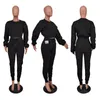 Survêtements pour femmes ensemble pour femmes pull haut court pantalon de survêtement correspondant sport décontracté survêtement Fitness deux pièces tenue