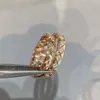 Moda di lusso in acciaio al titanio amore fragranza anello in oro stile uomo e donna plaid esterno anello con diamanti confezione regalo squisita267838857