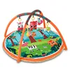 Babyspielmatte 90 * 90 * 50 cm Infantil Kinder Teppich Spielmatte Baby Gym Fitness Rahmen Aktivitätsmatte Spielzeug Früherziehung Krabbelspielmatte LJ200904